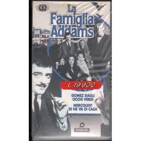 La Famiglia Addams Gomez Dagli Occhi Verdi VHS B. Sonnenfeld / 8001701223226 Sigillato