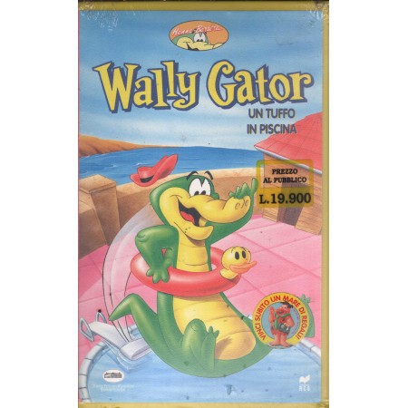 Wally Gator, Un Tuffo In Piscina VHS Hanna Barbera / 8001701215283 Sigillato