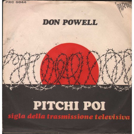 Don Powell Vinile 7" 45 giri Un Tempo Per Amare, Un Tempo Per Piangere / PRC5044 Nuovo