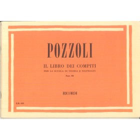 Pozzoli Libro Dei Compiti Scuola Di Teoria Solfeggio 3 / Ricordi E.R 923 Nuovo Pozzoli Libro Dei Compiti Scuola Di Teoria Solfeggio 3 / Ricordi E.R 923 Nuovo