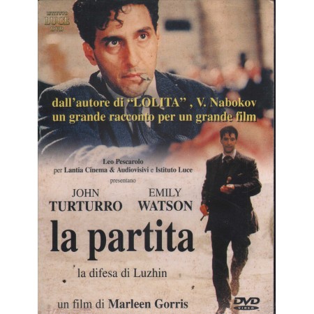 La Partita - La Difesa Di Luzhin DVD Marleen Gorris / 8014191900317 Sigillato