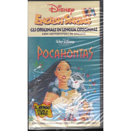 Pocahontas English Specials - Libro VHS Mike Gabriel / 8007038346300 Sigillato