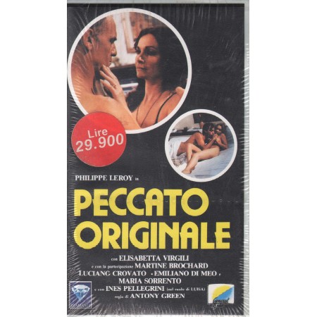 Peccato Originale VHS Antony Green / 8009833334926 Sigillato