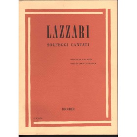 Lazzari Libro Spartito Solfeggi Cantati / Ricordi Nuovo 9790041822563 Lazzari Libro Spartito Solfeggi Cantati / Ricordi Nuovo 9790041822563