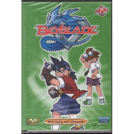 Beyblade, Battaglia Sul Ghiaccio Vol. 12 DVD Toshifumi Kawase / 8031179908905 Sigillato