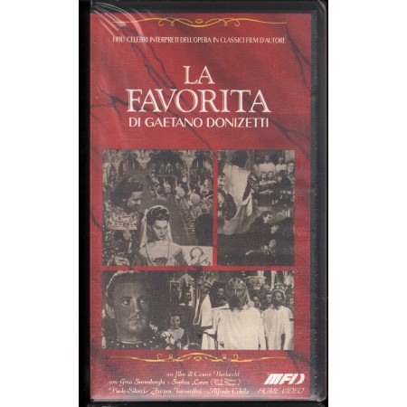 La Favorita Di Gaetano Doninzetti VHS Cesare Barlacchi / 8012812803481 Sigillato