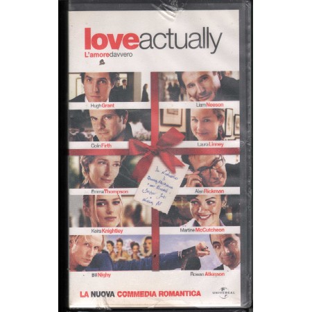 Love Actually, L' Amore Davvero VHS Richard Curtis / 5050582210378 Sigillato