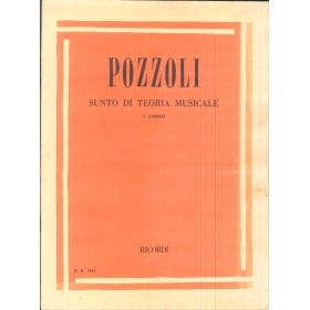 Pozzoli Sunto di Teoria Musicale I° Corso Libro Spartito Ricordi Nuovo Pozzoli Sunto di Teoria Musicale I° Corso Libro Spartito Ricordi Nuovo