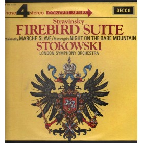 Stravinsky, Mussorgsky, Stokowski Lp Firebird Suite / Night On The Bare Nuovo Stravinsky, Mussorgsky, Stokowski Lp Firebird Suite / Night On The Bare Nuovo