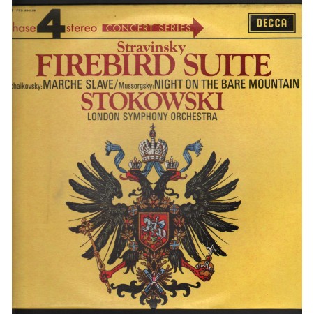 Stravinsky, Mussorgsky, Stokowski Lp Firebird Suite / Night On The Bare Nuovo