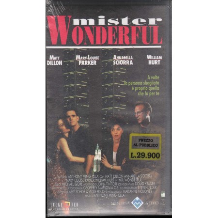 Mister Wonderful VHS Anthony Minghella Univideo  21475 Sigillato