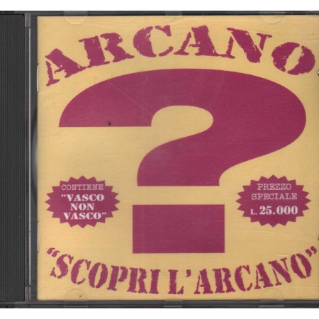 Arcano CD Scopri L'Arcano New Music PLCD10 Nuovo