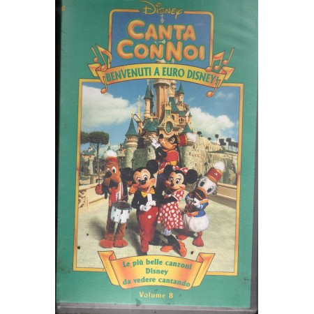 Canta Con Noi Benvenuti A Euro Disney Vol. 8 VHS Univideo - VS4468 Sigillato