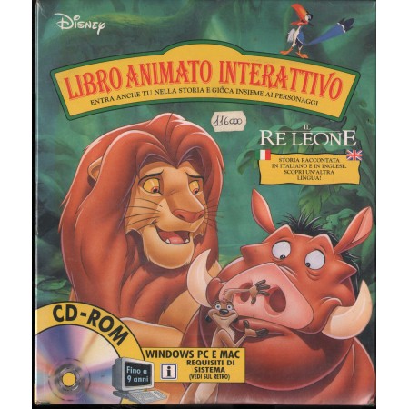 Libro Animato Interattivo Il Re Leone CD ROM Disney Interactive - GA1001 Sigillato