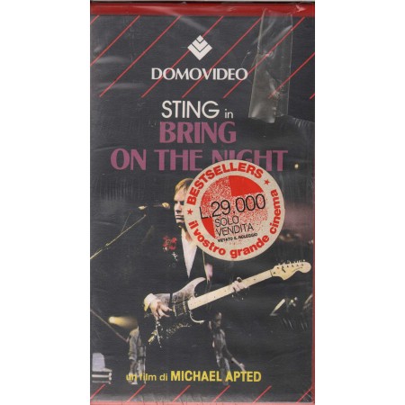 Sting, Bring On The Night VHS Michael Apted Univideo - 44701 Sigillato