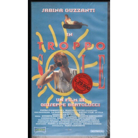 Troppo Sole VHS Giuseppe Bertolucci Univideo - CD02431 Sigillato