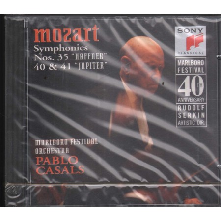 Mozart, Casals CD Symphonies Nos. 35, Haffner, 40, 41, Jupiter Sony SMK47294 Sigillato