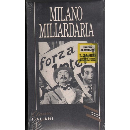 Milano Miliardaria VHS Metz, Marchesi, Girolami Univideo - 21215 Sigillato