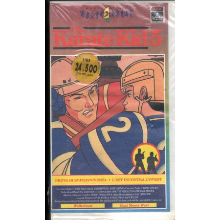 The Karate Kid 5, Prova Di Sopravvivenza, L'Est Incontra L' Ovest VHS CVT23421 Sigillato