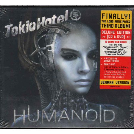 Tokio Hotel  CD DVD Humanoid German Deluxe Edition Nuovo Sigillato 0602527172750