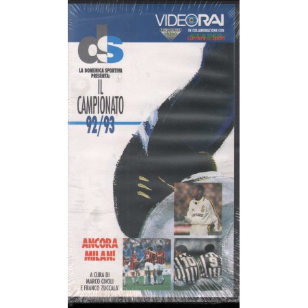 Video Rai Il Campionato 92, 93 VHS Civoli, Zuccalà Univideo - VRL3025 Sigillato