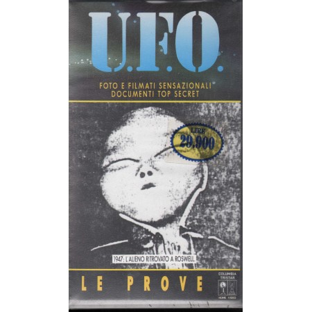 Ufo Le Prove, 1947 L' Alieno Ritrovato VHS Univideo - CC45162 Sigillato