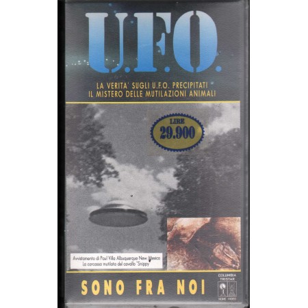 Ufo Sono Fra Noi, Il Mistero Delle Mutilazioni Animali VHS Univideo - CC65552 Sigillato