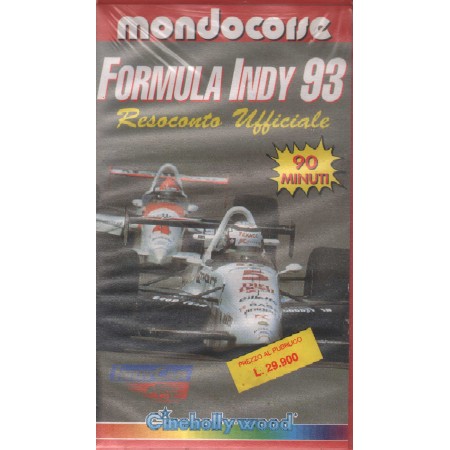 Formula Indy 93 Resoconto Ufficiale VHS Mondocorse Univideo - 81743 Sigillato