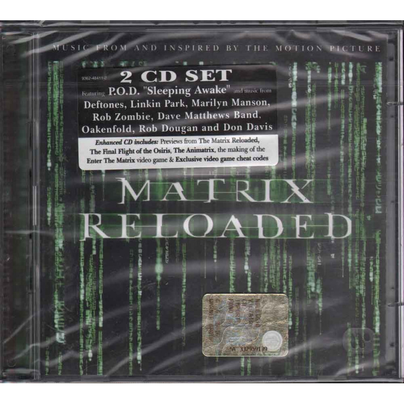 AA.VV. 2 CD The Matrix Reloaded OST Soundtrack Sigillato 0093624841128 AA.VV. 2 CD The Matrix Reloaded OST Soundtrack Sigillato 0093624841128