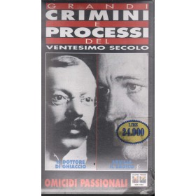 Grandi Crimini E Processi Del Ventesimo Secolo, Omicidi Passionali VHS Sigillato Grandi Crimini E Processi Del Ventesimo Secolo, Omicidi Passionali VHS Sigillato
