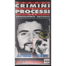Grandi Crimini E Processi Del Ventesimo Secolo, Delitti A Sfondo Sessuale VHS Sigillato Grandi Crimini E Processi Del Ventesimo Secolo, Delitti A Sfondo Sessuale VHS Sigillato