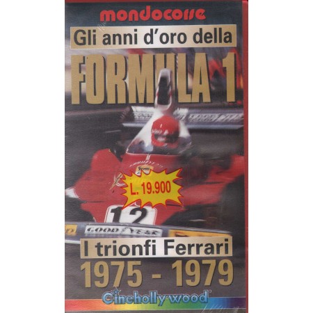 Gli Anni D' Oro Della Formula 1, I Trionfi Ferrari 1975, 76 VHS Mondocorse Univideo - CHV8400 Sigillato