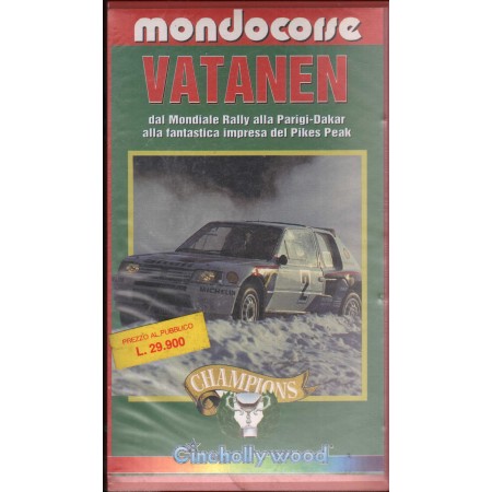 Vatanen, Dal Mondiale Rally, Alla Parigi Dakar VHS Mondocorse Univideo - CHV8305 Sigillato