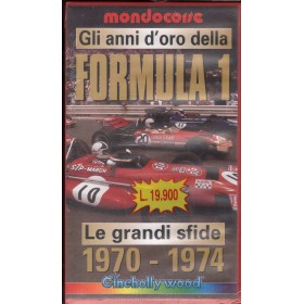 Gli Anni D' Oro Della Formula 1, Le Grandi Sfide 1970, 74 VHS Mondocorse Univideo - CHV8399 Sigillato Gli Anni D' Oro Della Formula 1, Le Grandi Sfide 1970, 74 VHS Mondocorse Univideo - CHV8399 Sigillato