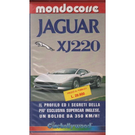 Jaguar XJ220 VHS Mondocorse Univideo - CHV8303 Sigillato