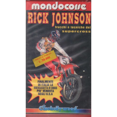 Rick Johnson Trucchi e Tecniche Del Supercross VHS Mondocorse Univideo - CHV8165 Sigillato