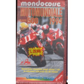 Motomondiale Classe 500, 1994 VHS Mondocorse Univideo - CHV8200 Sigillato Motomondiale Classe 500, 1994 VHS Mondocorse Univideo - CHV8200 Sigillato