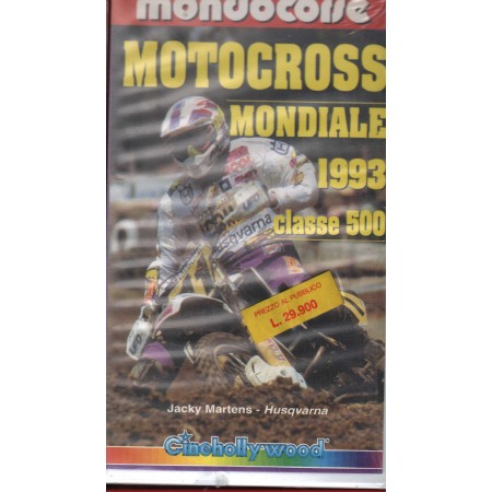 Motocross Mondiale 1993 Classe 500 VHS Mondocorse Univideo - CHV8168 Sigillato