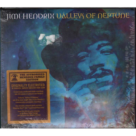 Jimi Hendrix CD Valleys Of Neptune - Digipack  Nuovo Sigillato 0886976405625