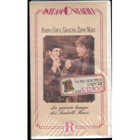 La Guerra Lampo Dei Fratelli Marx VHS Leo McCarey Univideo - I550 Sigillato La Guerra Lampo Dei Fratelli Marx VHS Leo McCarey Univideo - I550 Sigillato