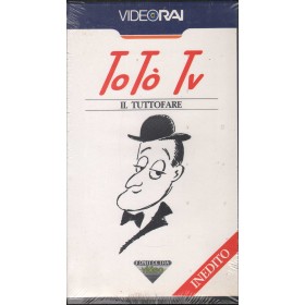 VideoRai, Toto' Tv, Il Tuttofare VHS Daniele D'Anza Univideo - VRP8005 Sigillato VideoRai, Toto' Tv, Il Tuttofare VHS Daniele D'Anza Univideo - VRP8005 Sigillato
