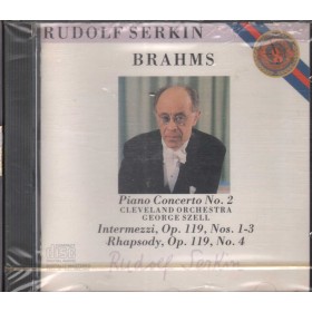Brahms, Serkin, Szell CD Piano Concerto No. 2, Intermezzi, Rhapsody CBS – MK42262 Sigillato Brahms, Serkin, Szell CD Piano Concerto No. 2, Intermezzi, Rhapsody CBS – MK42262 Sigillato