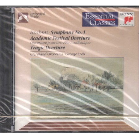 Brahms, Szell CD Symphony N 4, Academic Festival Overture, Tragic SBK46330 Sigillato