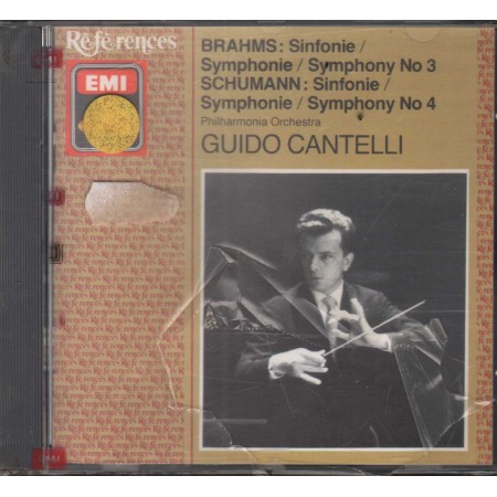 Brahms, Schumann, Cantelli CD Symphony No 3, 4 EMI – CDH7630852 Sigillato