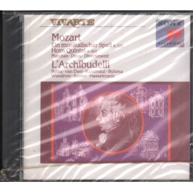 L'Archibudelli CD Mozart, Ein Musikalischer , Hornquintet, Marches, Duos Divertimenti Sony Classical – SK46702 Sigillato L'Archibudelli CD Mozart, Ein Musikalischer , Hornquintet, Marches, Duos Divertimenti Sony Classical – SK46702 Sigillato