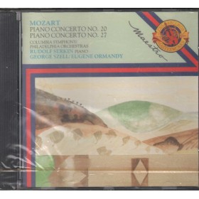 Mozart, Serkin, Szell, Ormandy CD Piano Concertos Nos 20, 27 CBS – MYK42533 Sigillato Mozart, Serkin, Szell, Ormandy CD Piano Concertos Nos 20, 27 CBS – MYK42533 Sigillato