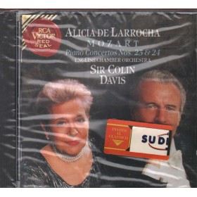 De Larrocha, Mozart, Davis CD Piano Concertos Nos. 23, 24 RCA – 09026609892 Sigillato De Larrocha, Mozart, Davis CD Piano Concertos Nos. 23, 24 RCA – 09026609892 Sigillato