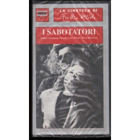 I Sabotatori VHS Alfred Hitchcock Univideo - MR136 Sigillato I Sabotatori VHS Alfred Hitchcock Univideo - MR136 Sigillato