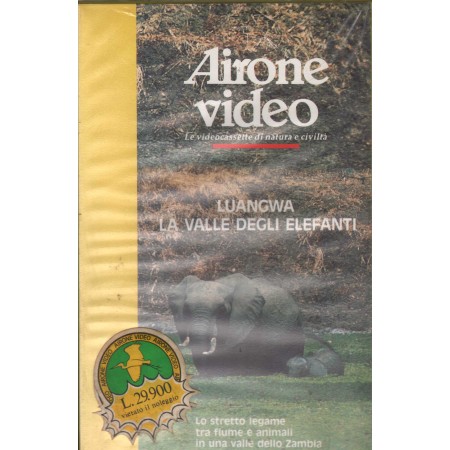 Luangwa La Valle Degli Elefanti VHS Airone Video Univideo - AIV3023 Sigillato