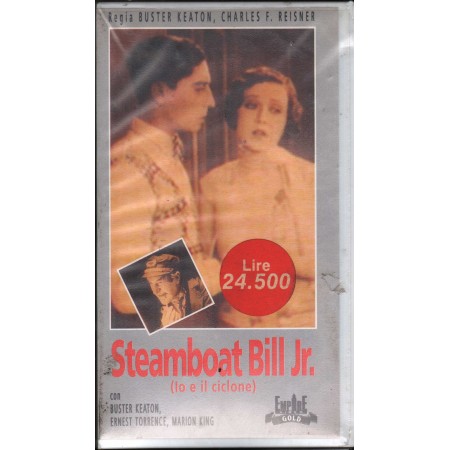 Steamboat Bill Jr, Io E Il Ciclone VHS Charles Reisner Univideo - EMPS32012 Sigillato